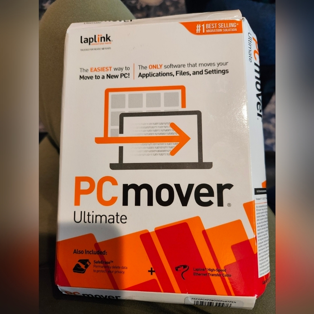 Laplink PC mover High Speed Ethernet Transfer Cable NEW in box